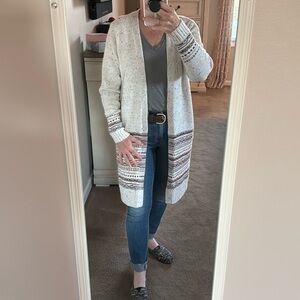 Apt 9 multicolored duster cardigan - PERFECT FOR FALL!